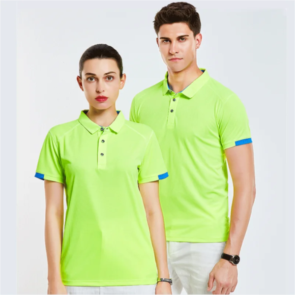 Quick-Dry Polo Shirt for Men – Lightweight Short Sleeve Sportswear - Image 3