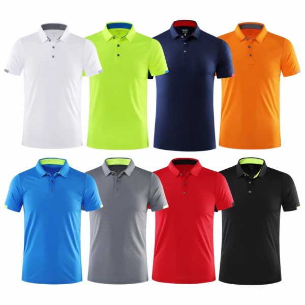 Quick-Dry Polo Shirt for Men – Lightweight Short Sleeve Sportswear - Image 4