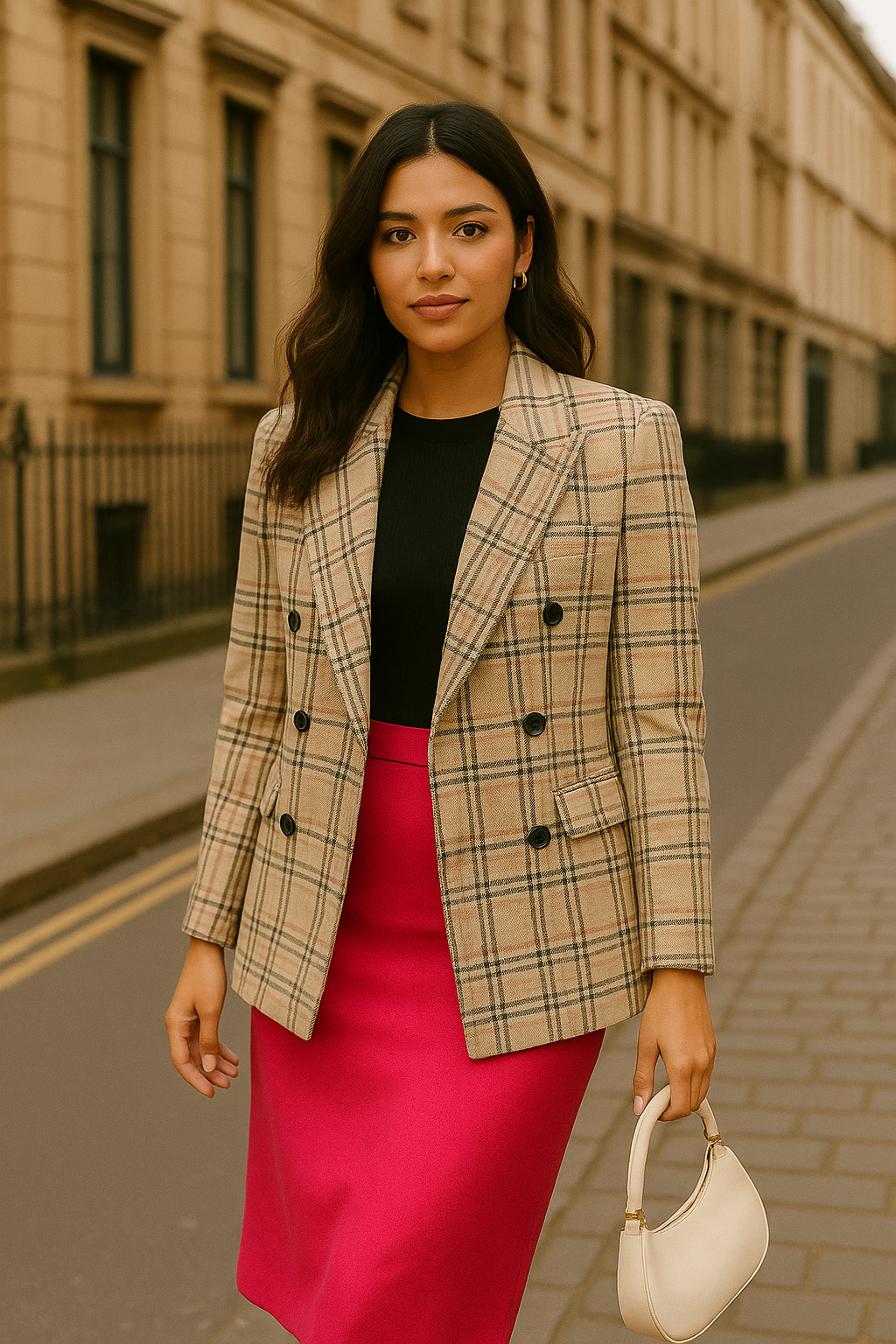 Chic Blazer & Midi Combo